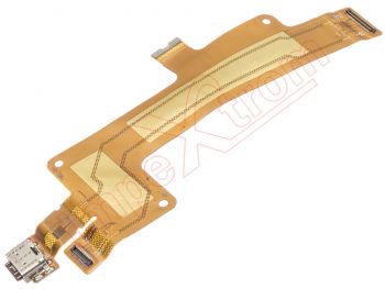 Interconnector flex from motherboard to auxiliary plate and charger , data and accessories connector USB Type C for Sony Xperia 10 Plus, I4213